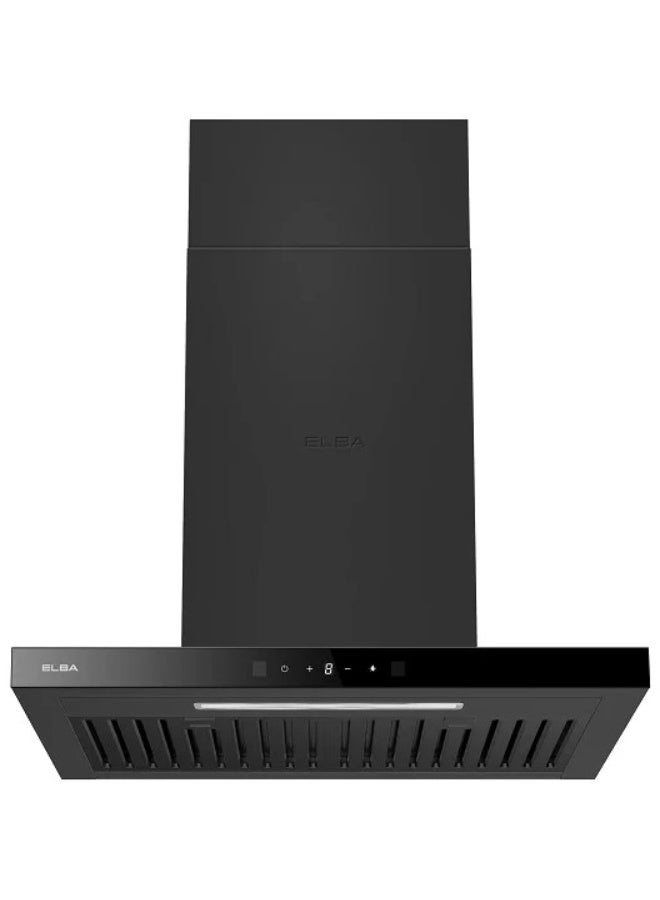 ELBA - 60cm Wall-Mounted Kitchen Hood - 1200m³/h Airflow - Touch + Gesture Sensor Control - LED Bar Lighting - Aluminium + Stainless Steel Baffle Filters - Stainless Steel - Italian Technology